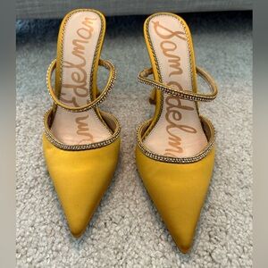 Sam Edelman Mustard Yellow Heels